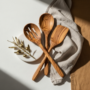 Olive-Wood Spoon Set