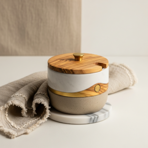 Stoneware Salt Cellar