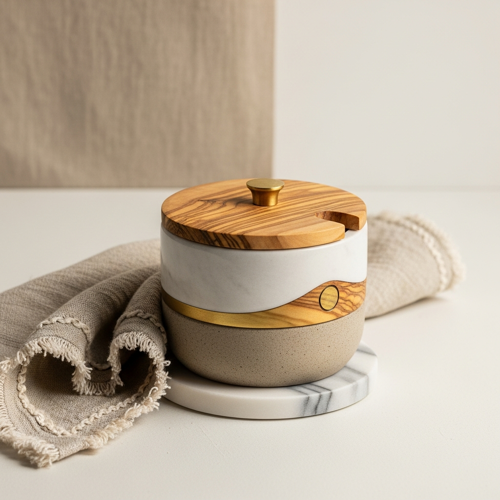 Stoneware Salt Cellar